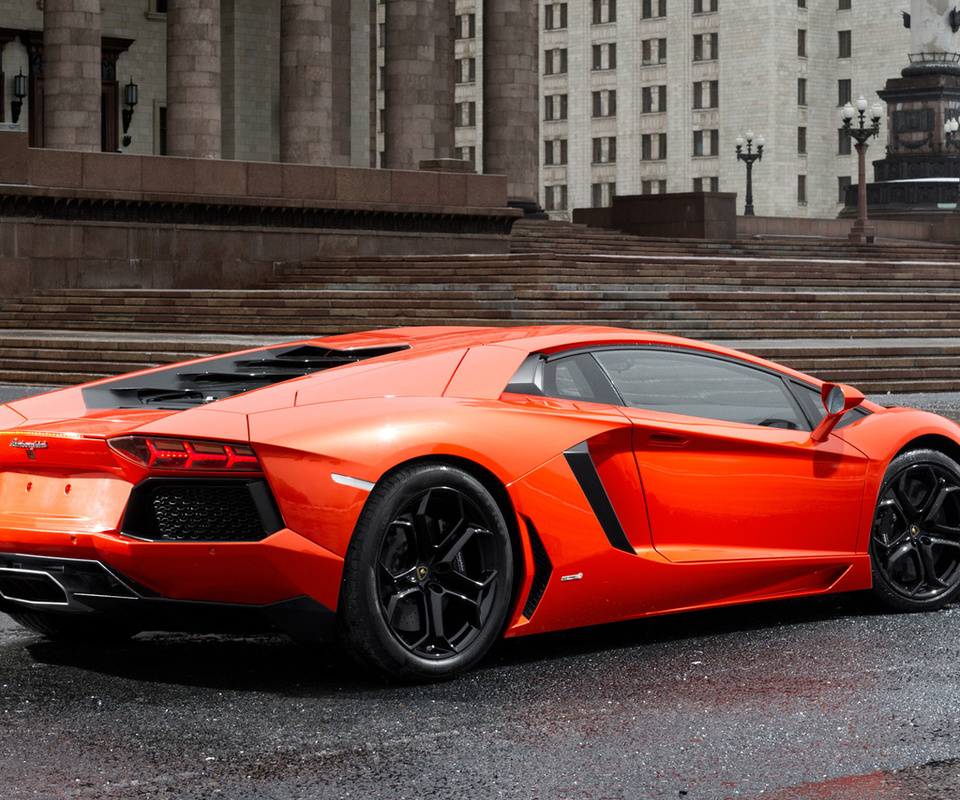 , , orange, Lamborghini aventador lp700-4, 