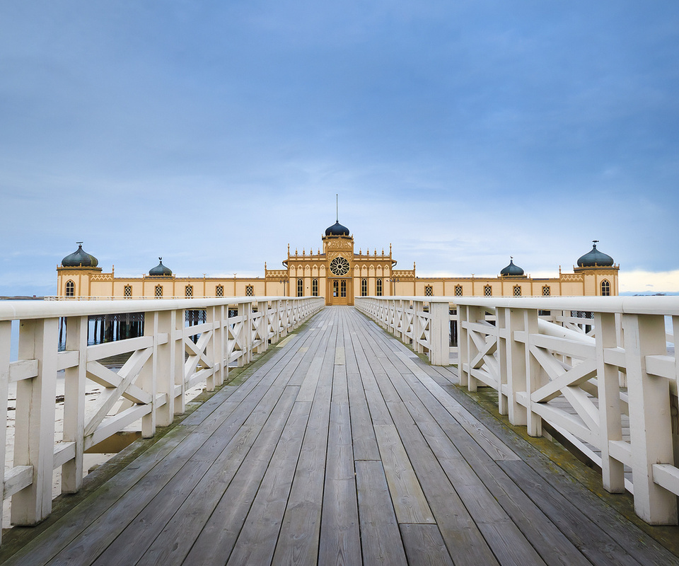 sea, , sky, bath, , , , , blue, Sweden, pier