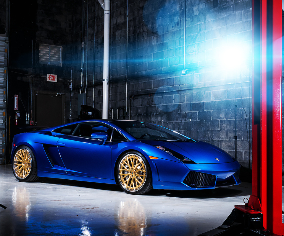 , gallardo, , blue, , Lamborghini