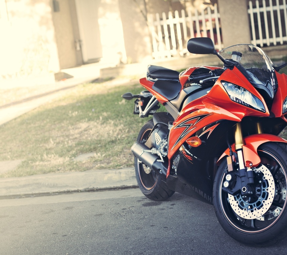 Yamaha, red, , yzf-r6, , motorcycle, , 