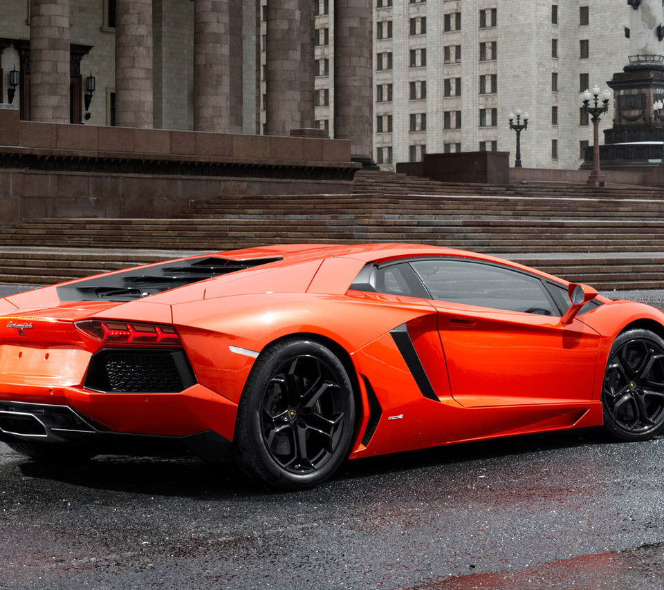 , , orange, Lamborghini aventador lp700-4, 