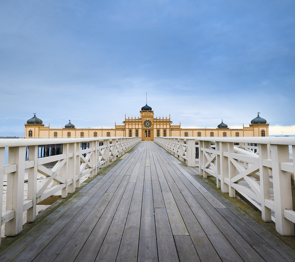 sea, , sky, bath, , , , , blue, Sweden, pier