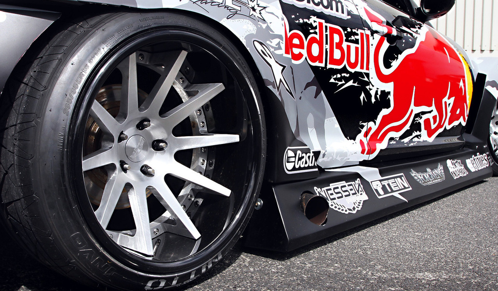 spoiler, rx-8, widebody, wheels, team, competition, red-bull racing, sportcar, Mazda, tuning, drift