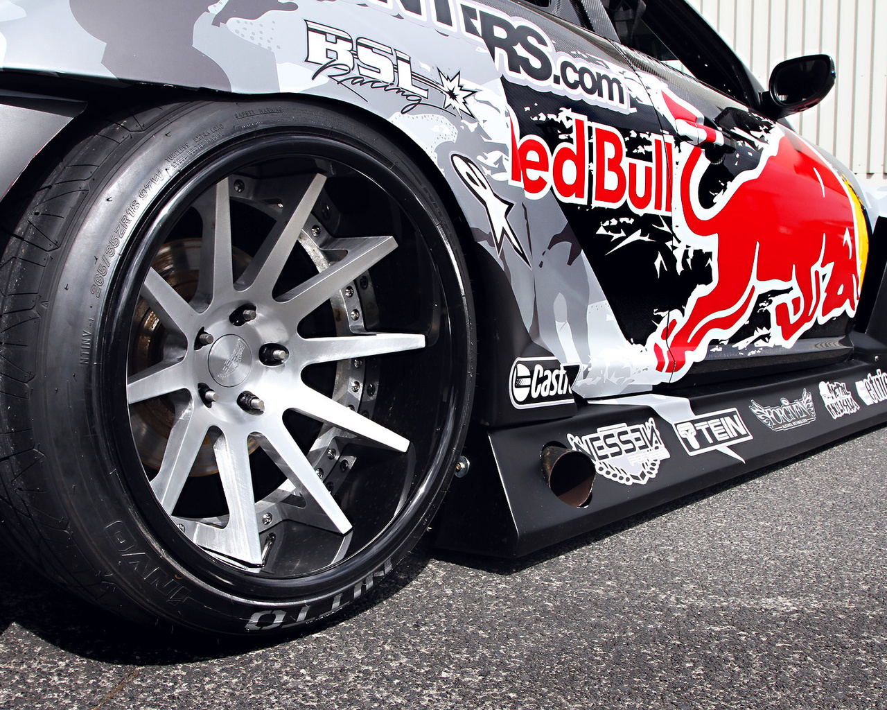 spoiler, rx-8, widebody, wheels, team, competition, red-bull racing, sportcar, Mazda, tuning, drift