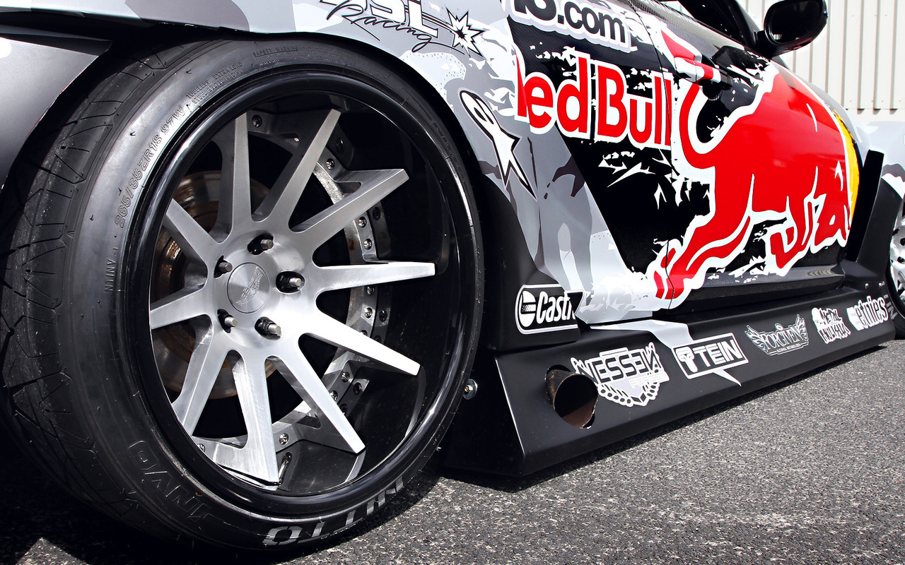 spoiler, rx-8, widebody, wheels, team, competition, red-bull racing, sportcar, Mazda, tuning, drift