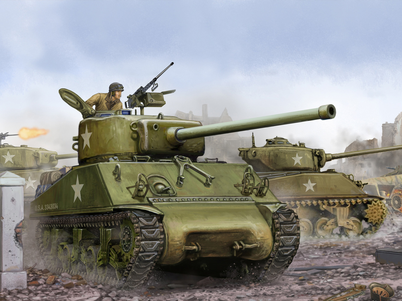 76mm, , sherman m4a3, , , , 