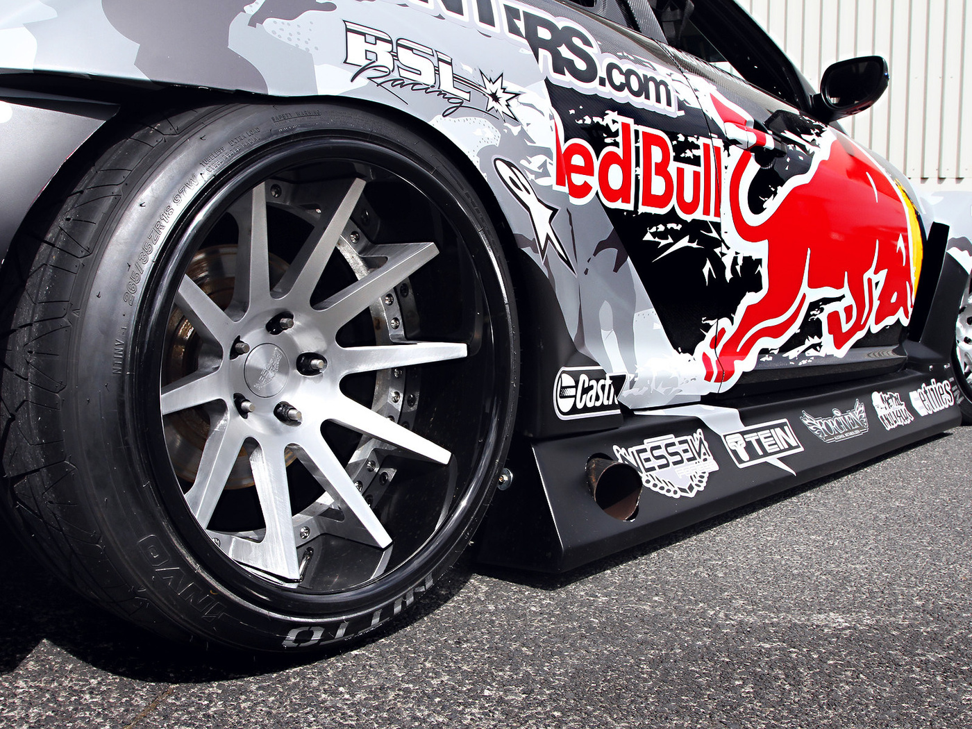 spoiler, rx-8, widebody, wheels, team, competition, red-bull racing, sportcar, Mazda, tuning, drift