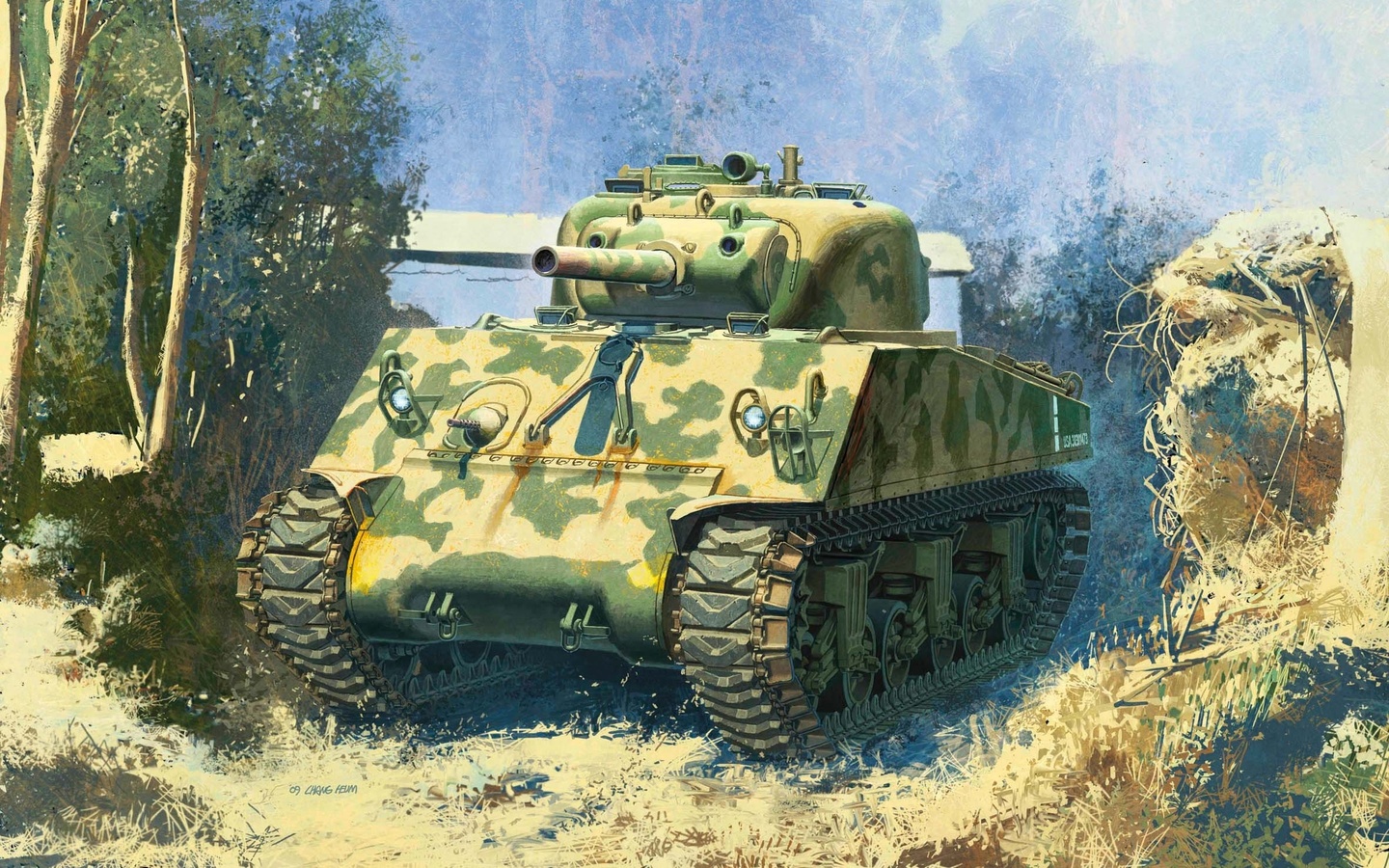 105 , , ww2., sherman, m4, , the pacific, , 