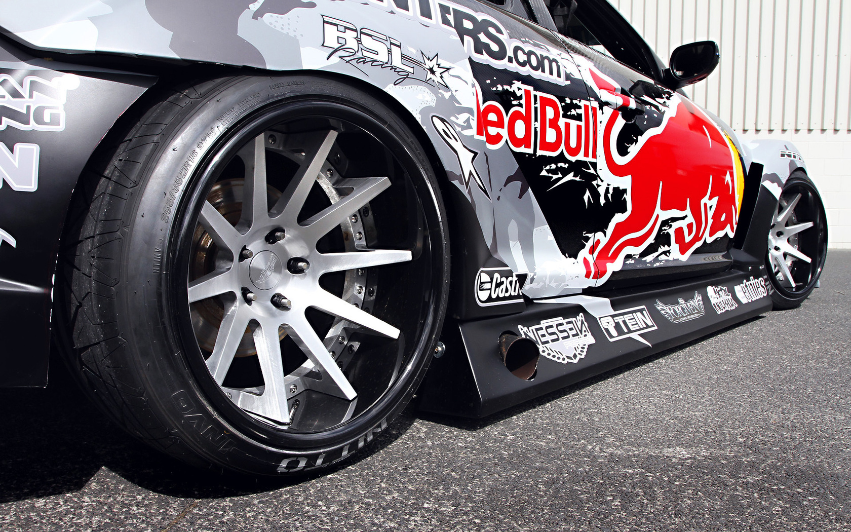 spoiler, rx-8, widebody, wheels, team, competition, red-bull racing, sportcar, Mazda, tuning, drift