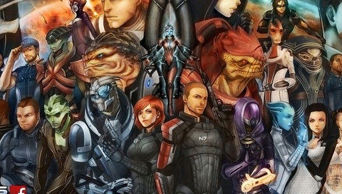 Fan art, , , , , mass effect, 