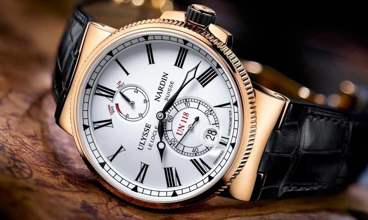 , ulysse, nardin, gold