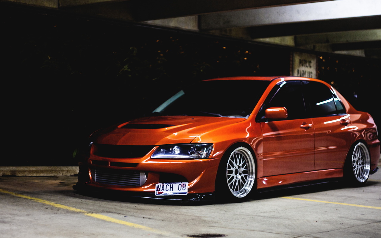 lancer, , orange, low, , ix, evolution, evo, Mitshubishi