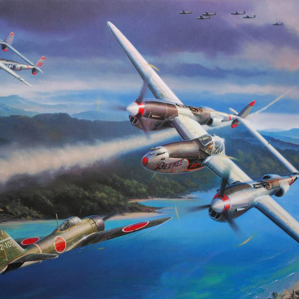 , nicolas trudgia, , , Lockheed p-38 lightning