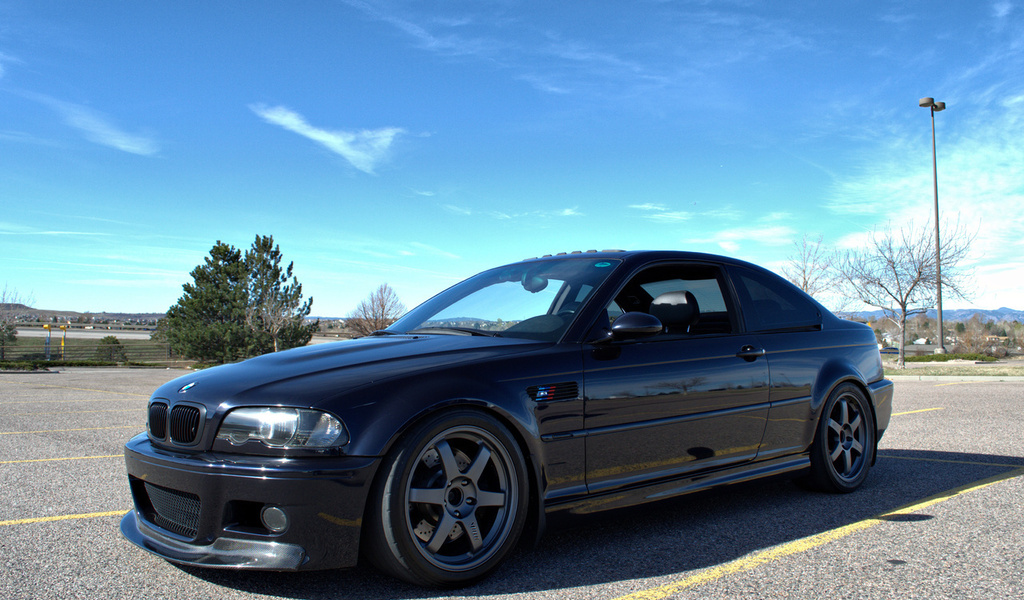 black, , m3, , trees, Bmw, , wheels, , , e46