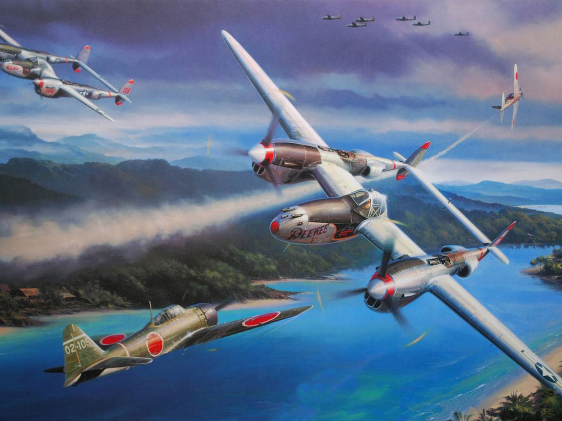 , nicolas trudgia, , , Lockheed p-38 lightning