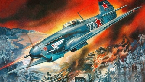 -9, fighter, russian, , yak-9k, , Yakovlev