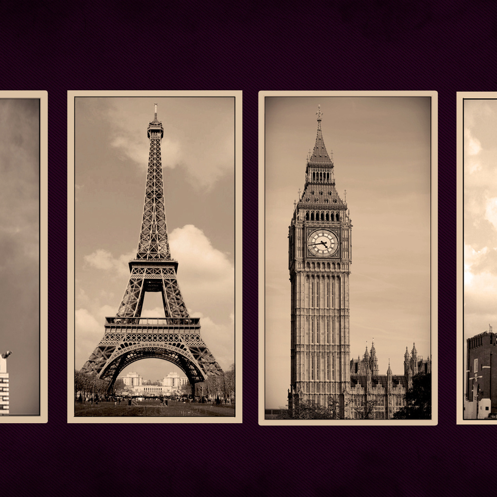 New york, , moscow, paris, london