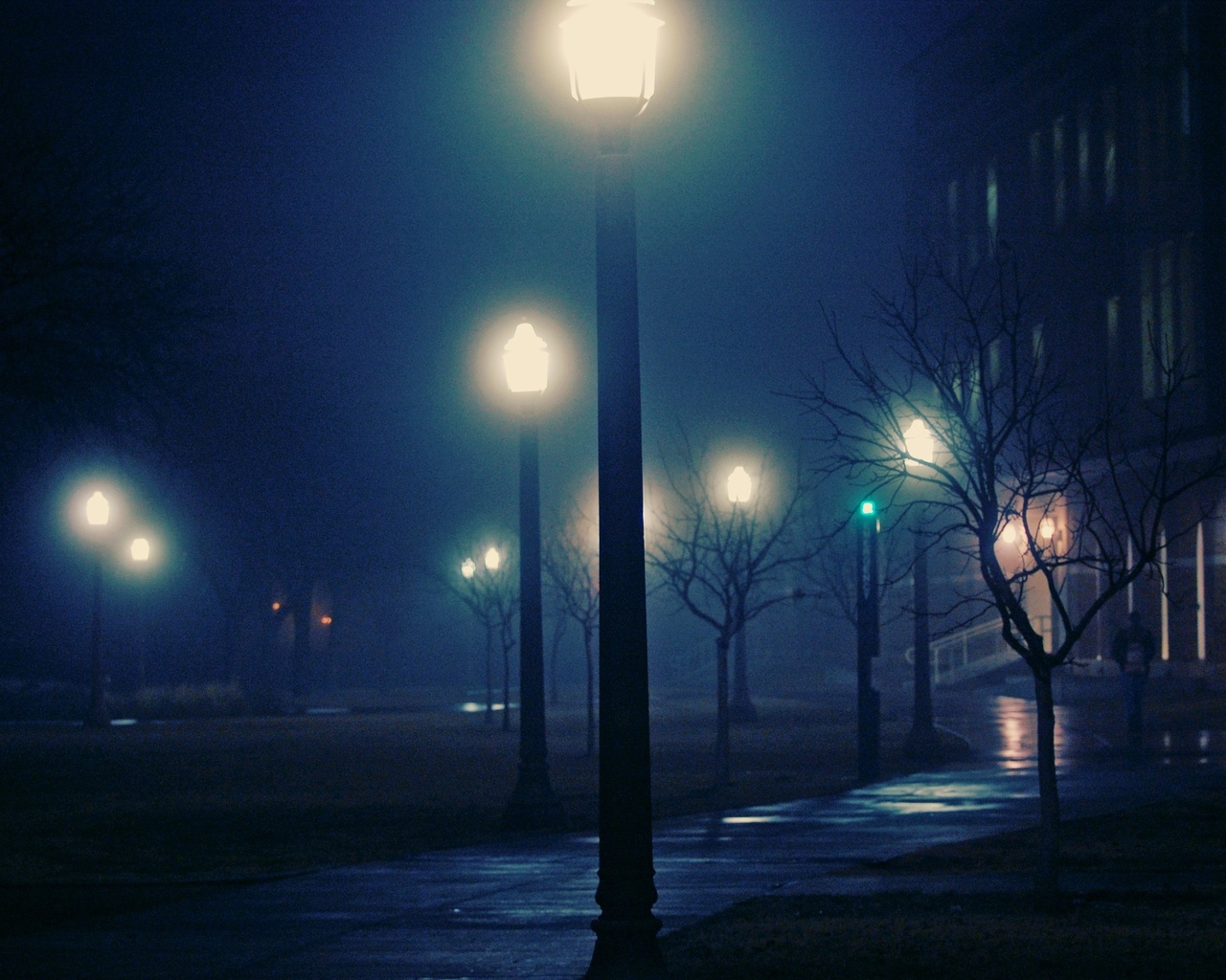 night, foggy, , , , 