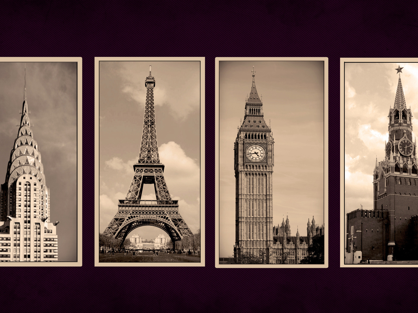 New york, , moscow, paris, london