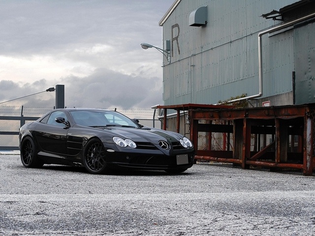  , slr mclaren,  , black, , Mercedes benz