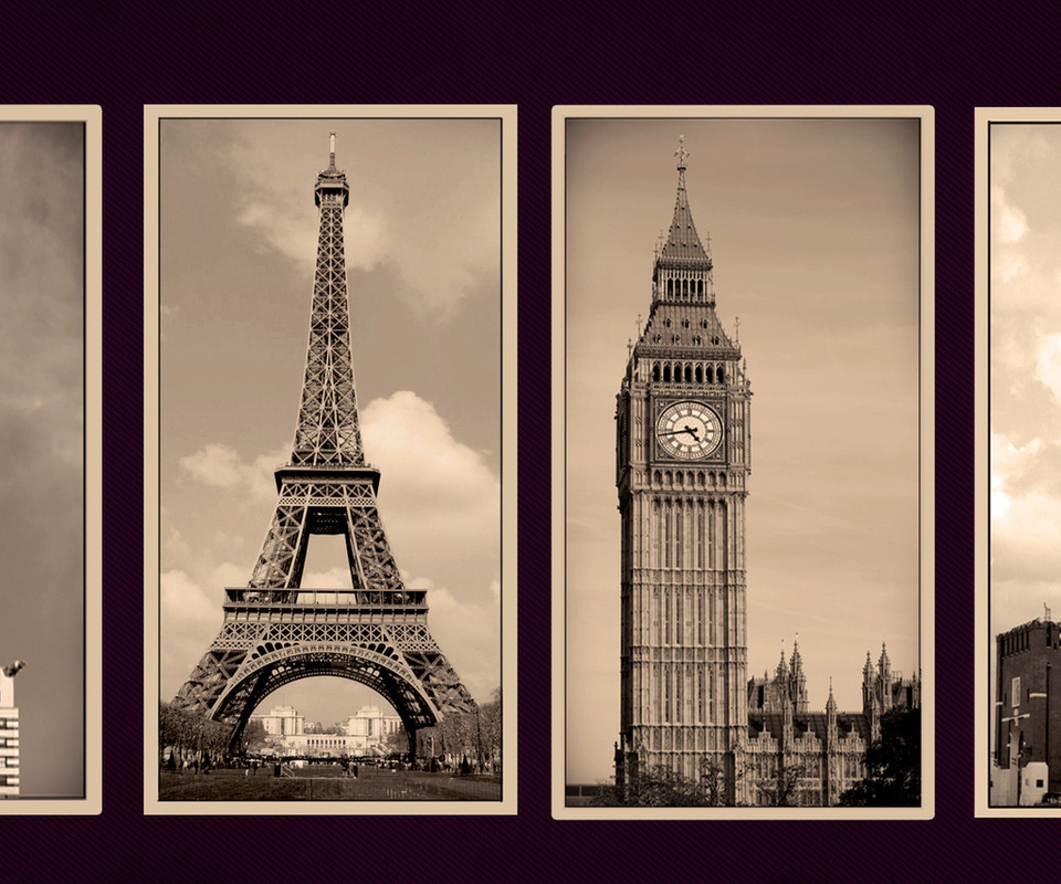 New york, , moscow, paris, london