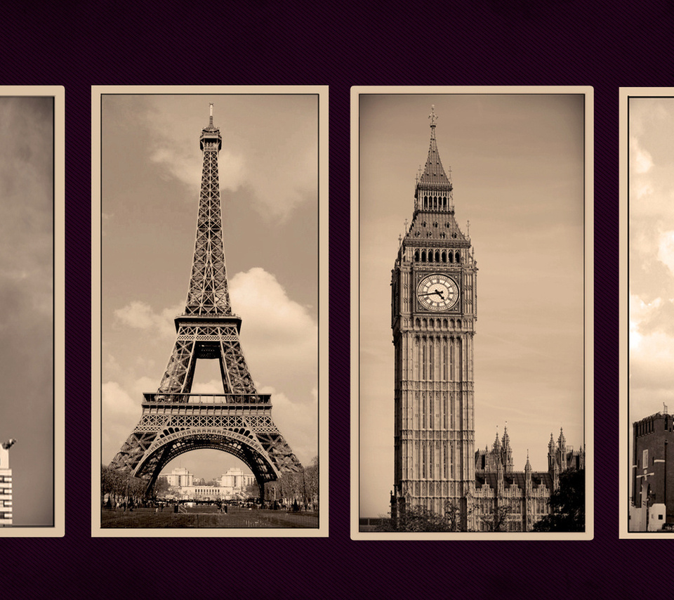 New york, , moscow, paris, london