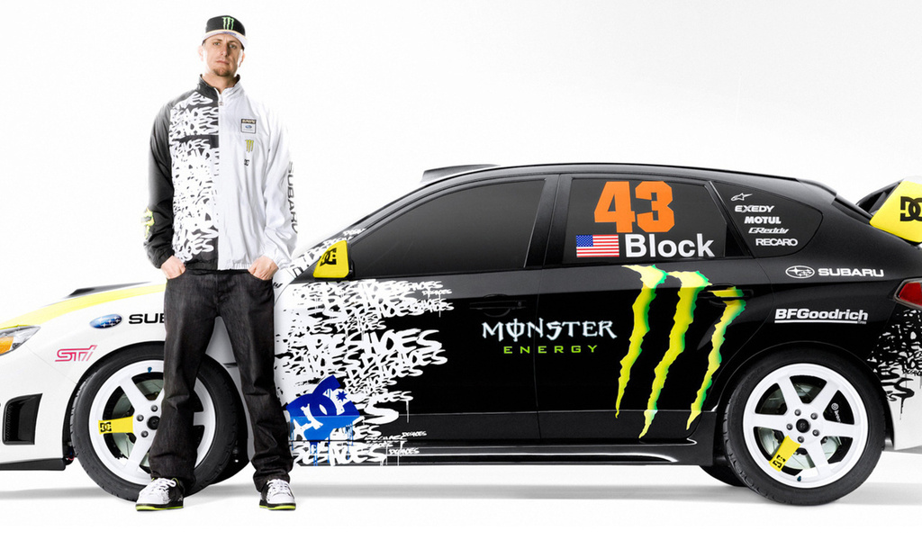 Ken block, subaru, 43, enegy, monster