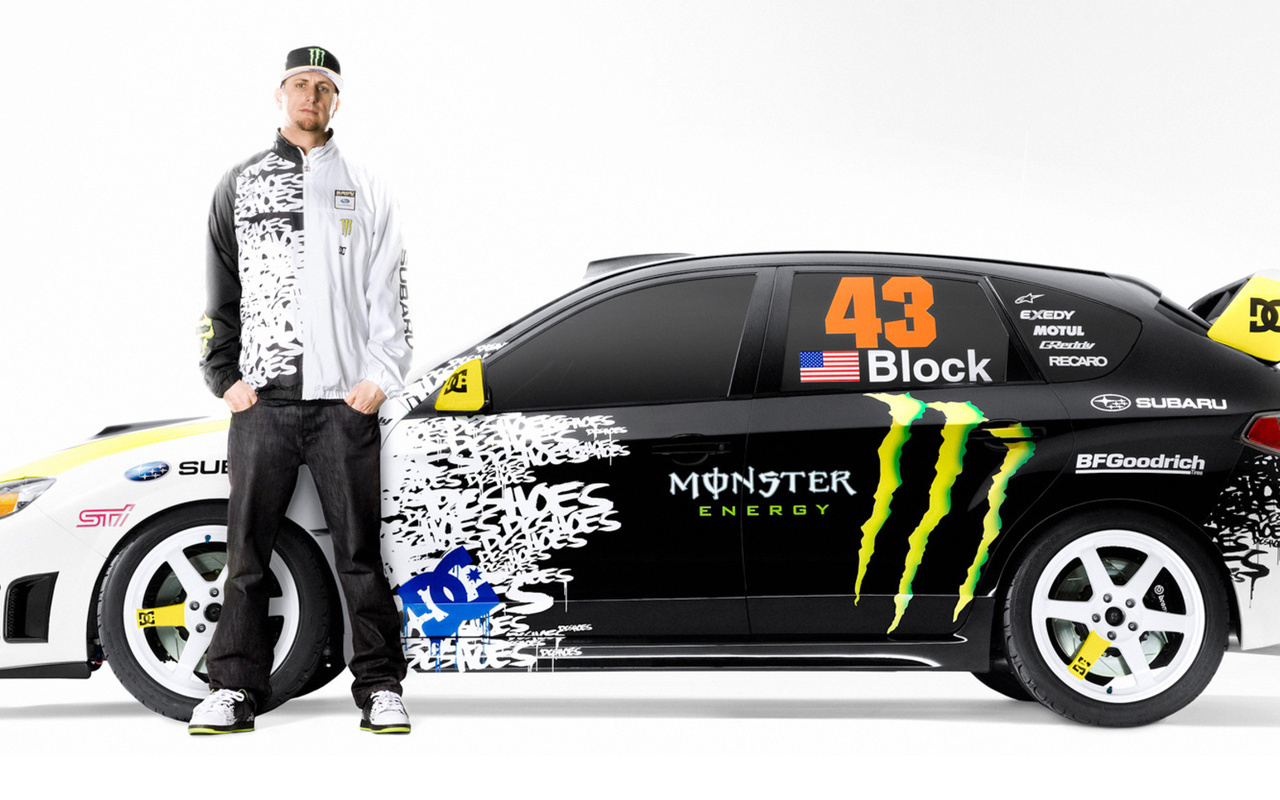 Ken block, subaru, 43, enegy, monster