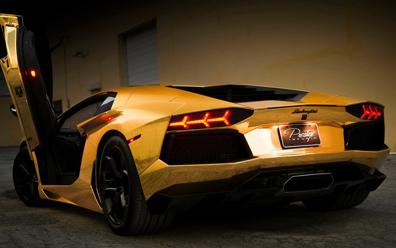 , , gold, , aventador, , Lamborghini, 