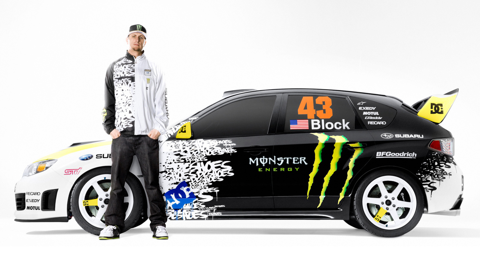 Ken block, subaru, 43, enegy, monster