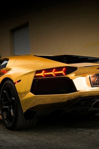 , , gold, , aventador, , Lamborghini, 