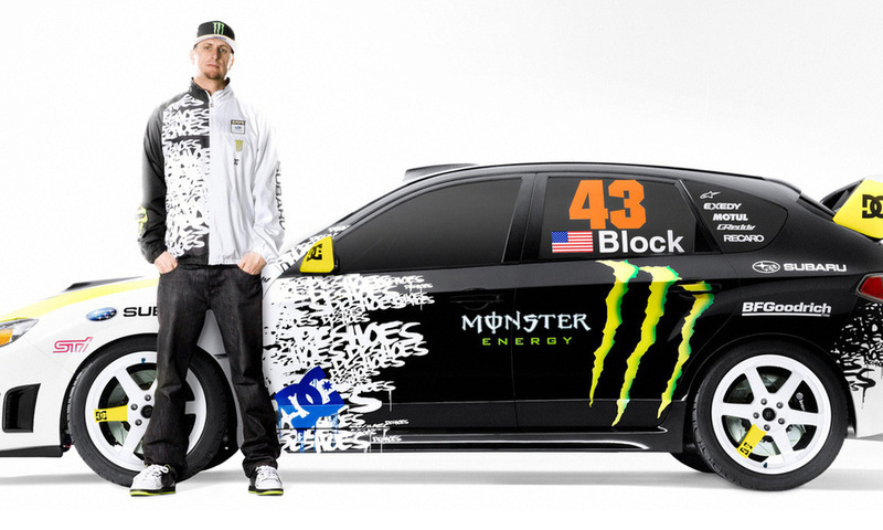 Ken block, subaru, 43, enegy, monster