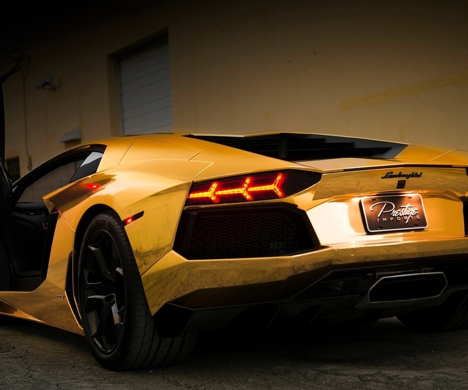 , , gold, , aventador, , Lamborghini, 