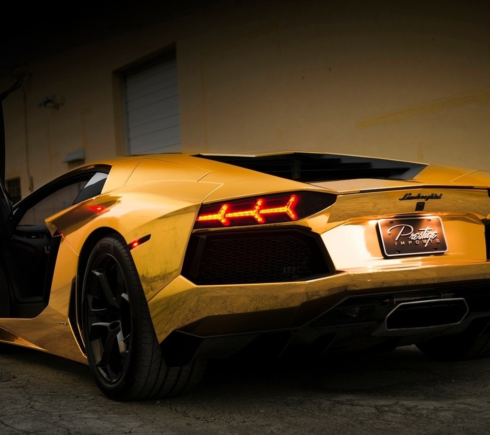 , , gold, , aventador, , Lamborghini, 