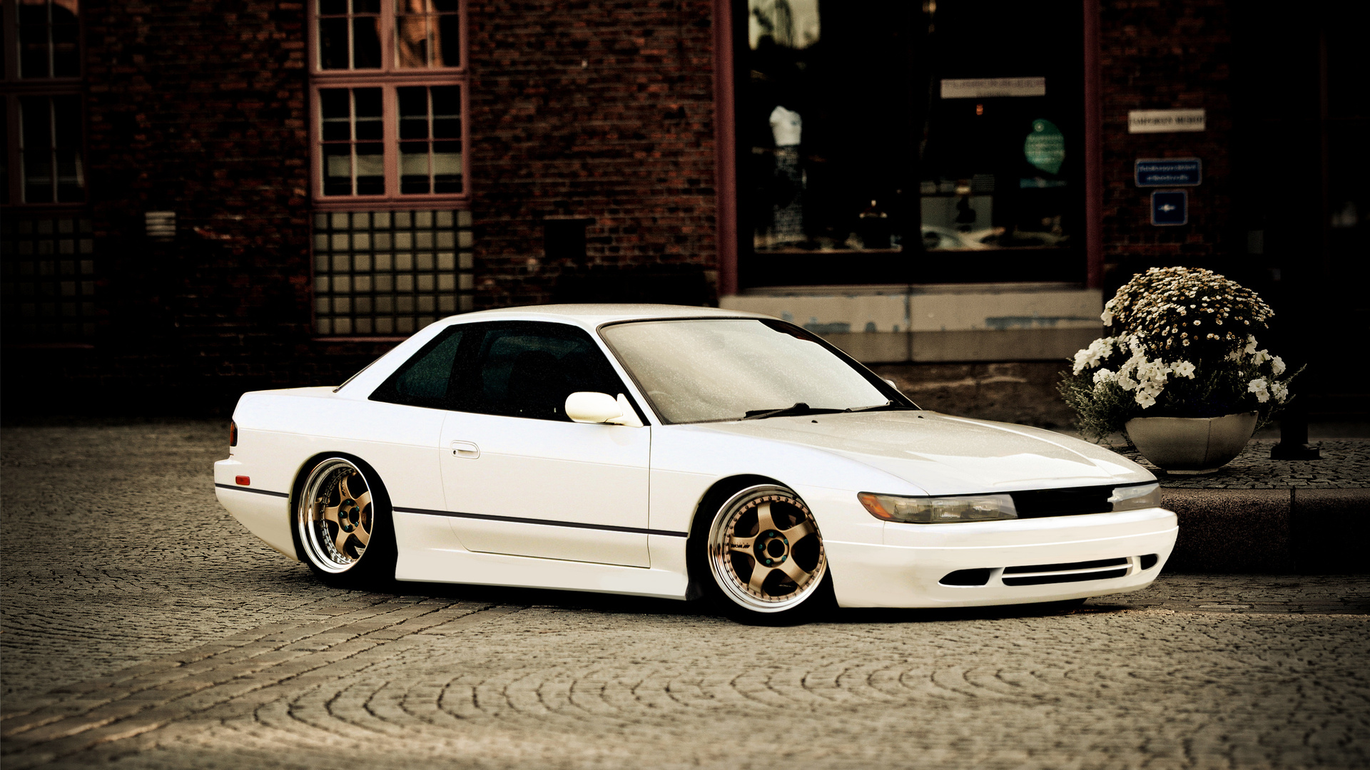 , white, Nissan, , s13, , silvia