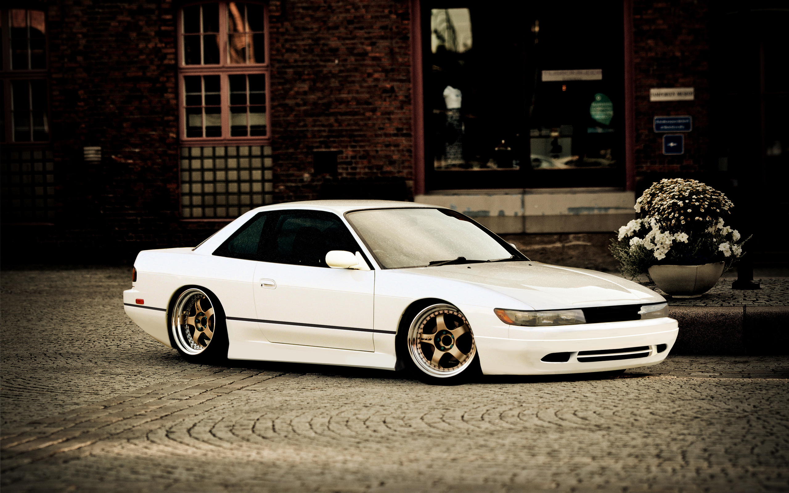 , white, Nissan, , s13, , silvia