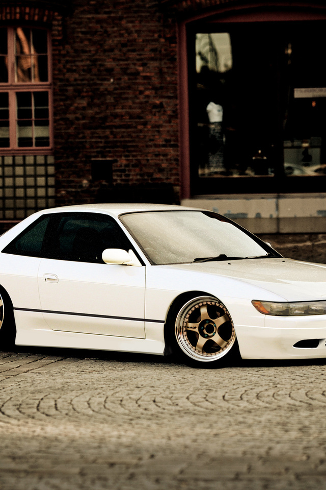 , white, Nissan, , s13, , silvia