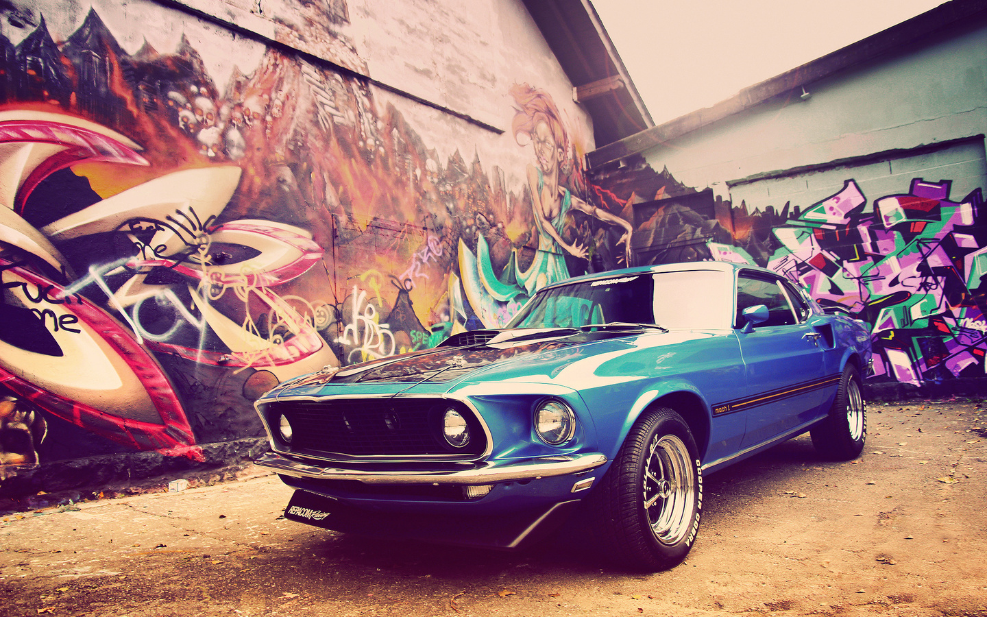 classic, , 1969, , Ford, muscle car, mustang, v8