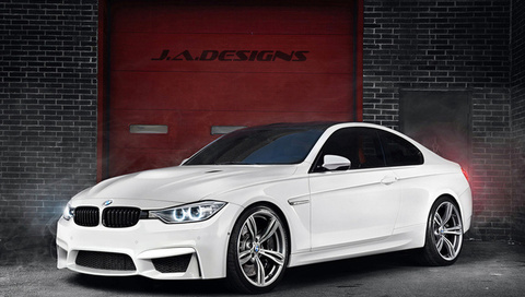 f82, by j.a.designs, white, Bmw, m4, concept car, 2015 coupe