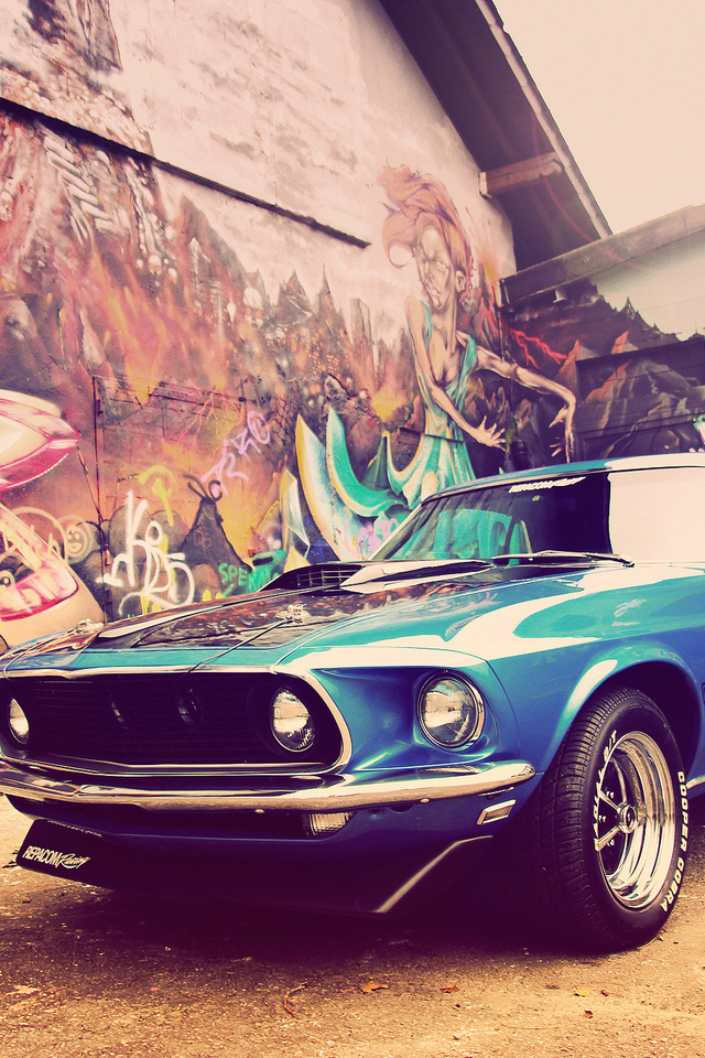 classic, , 1969, , Ford, muscle car, mustang, v8