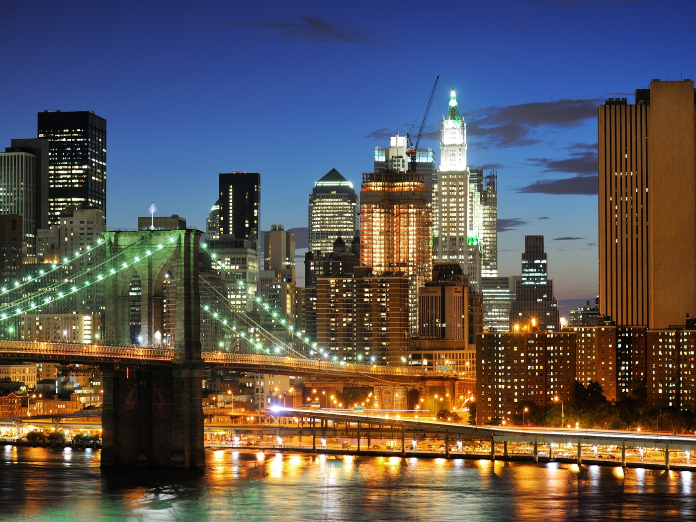 New york city, nyc, -,  , brooklyn bridge, usa