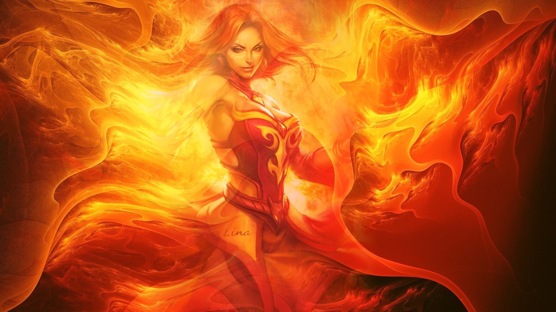  2, dota 2, lina, 