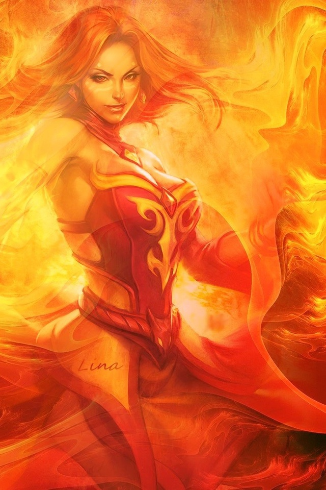  2, dota 2, lina, 