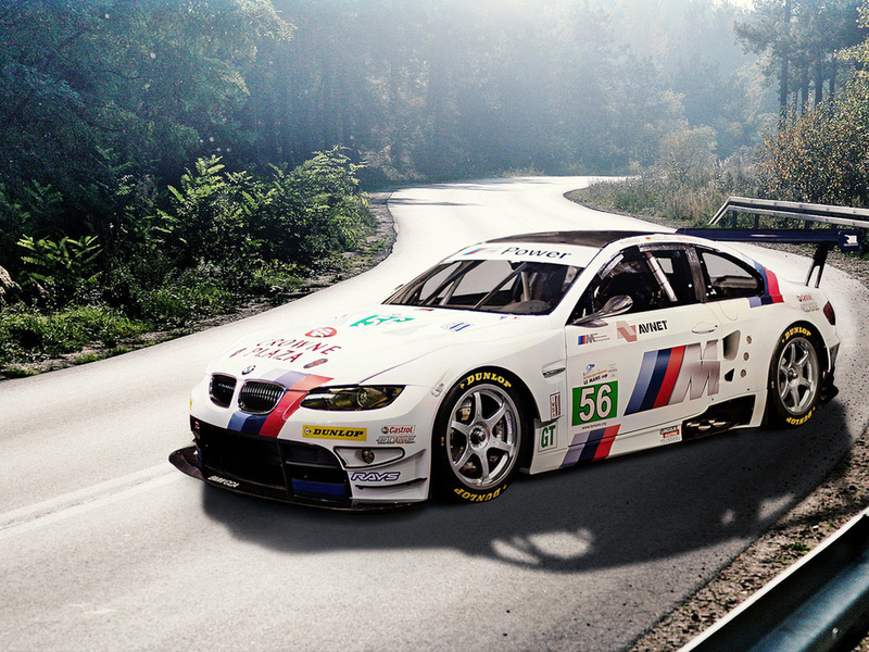 , race car, , e92, m3, white, , , , Bmw