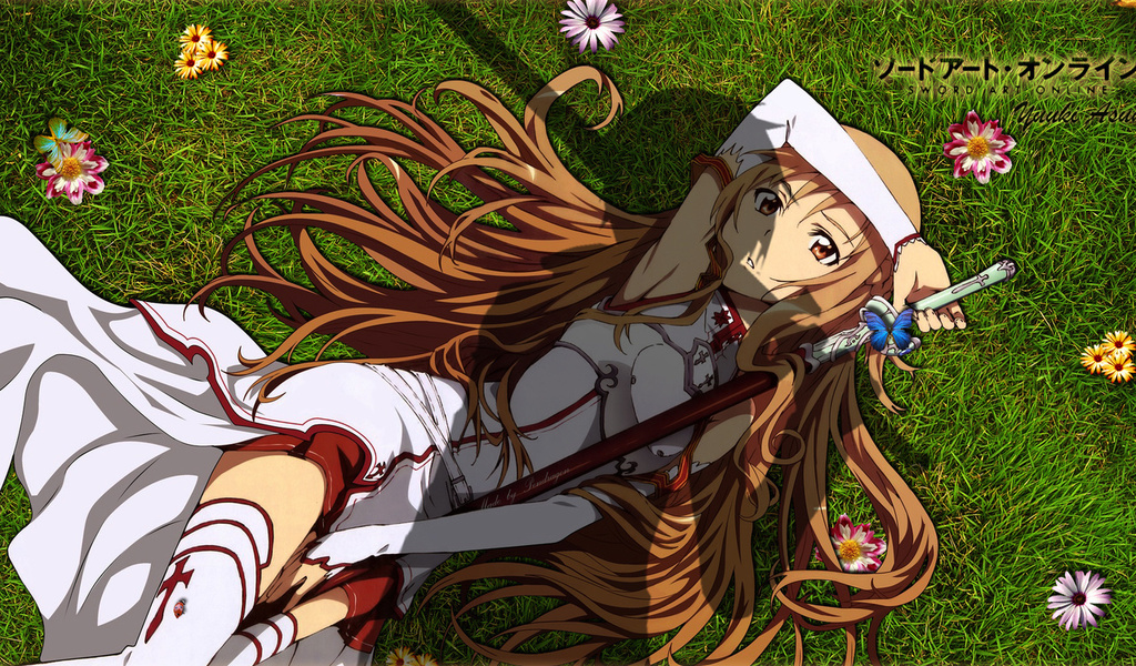 Sword art online, sao, yuuki asuna,  ,   