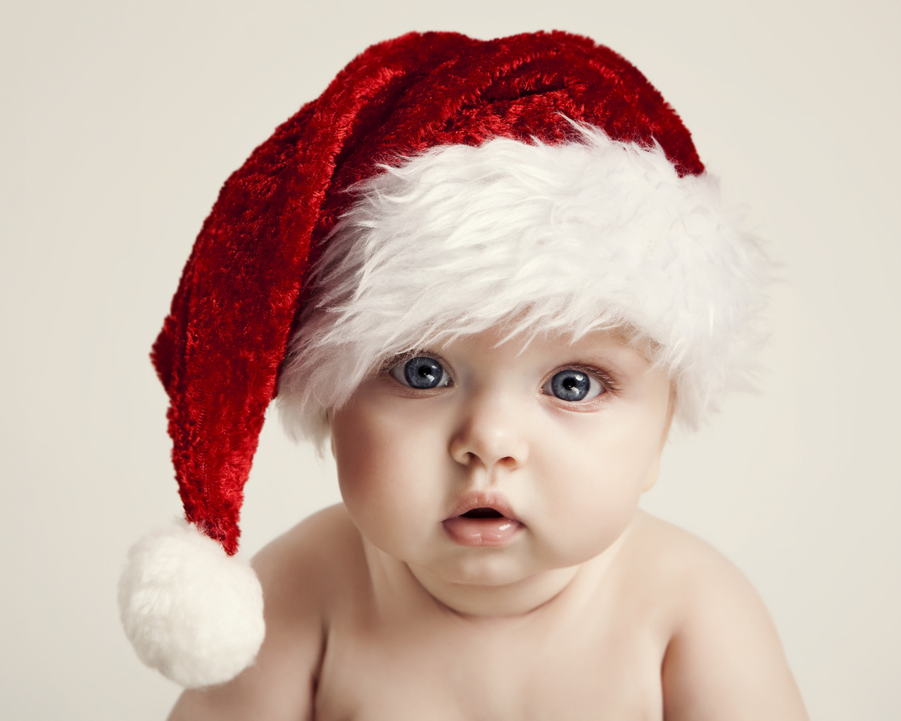 adorable funny, Happy baby, big beautiful blue eyes, merry christmas, children, new year, kid