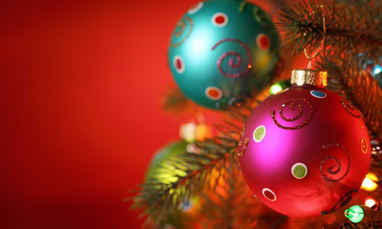 new year, light balls, christmas decoration, ornament, Merry christmas, christmas tree