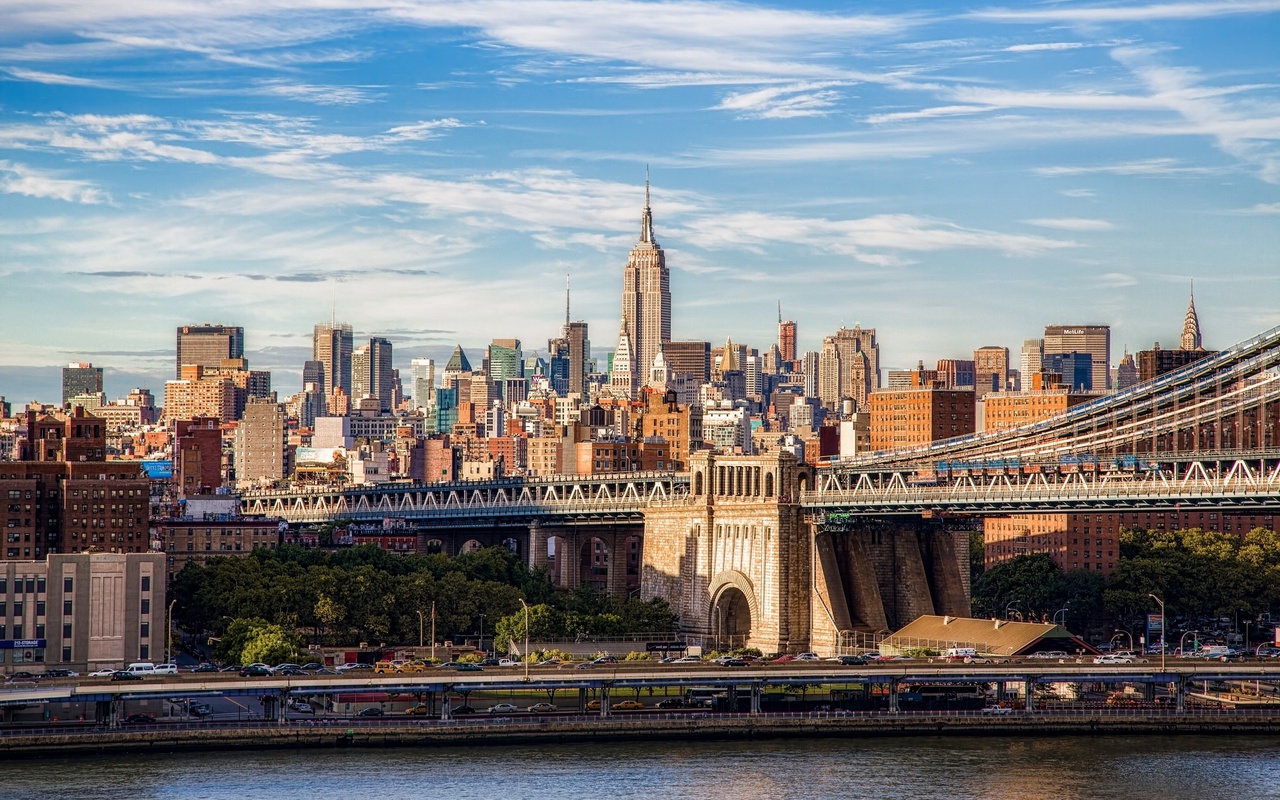 Brooklyn bridge,  , new york city, , manhattan