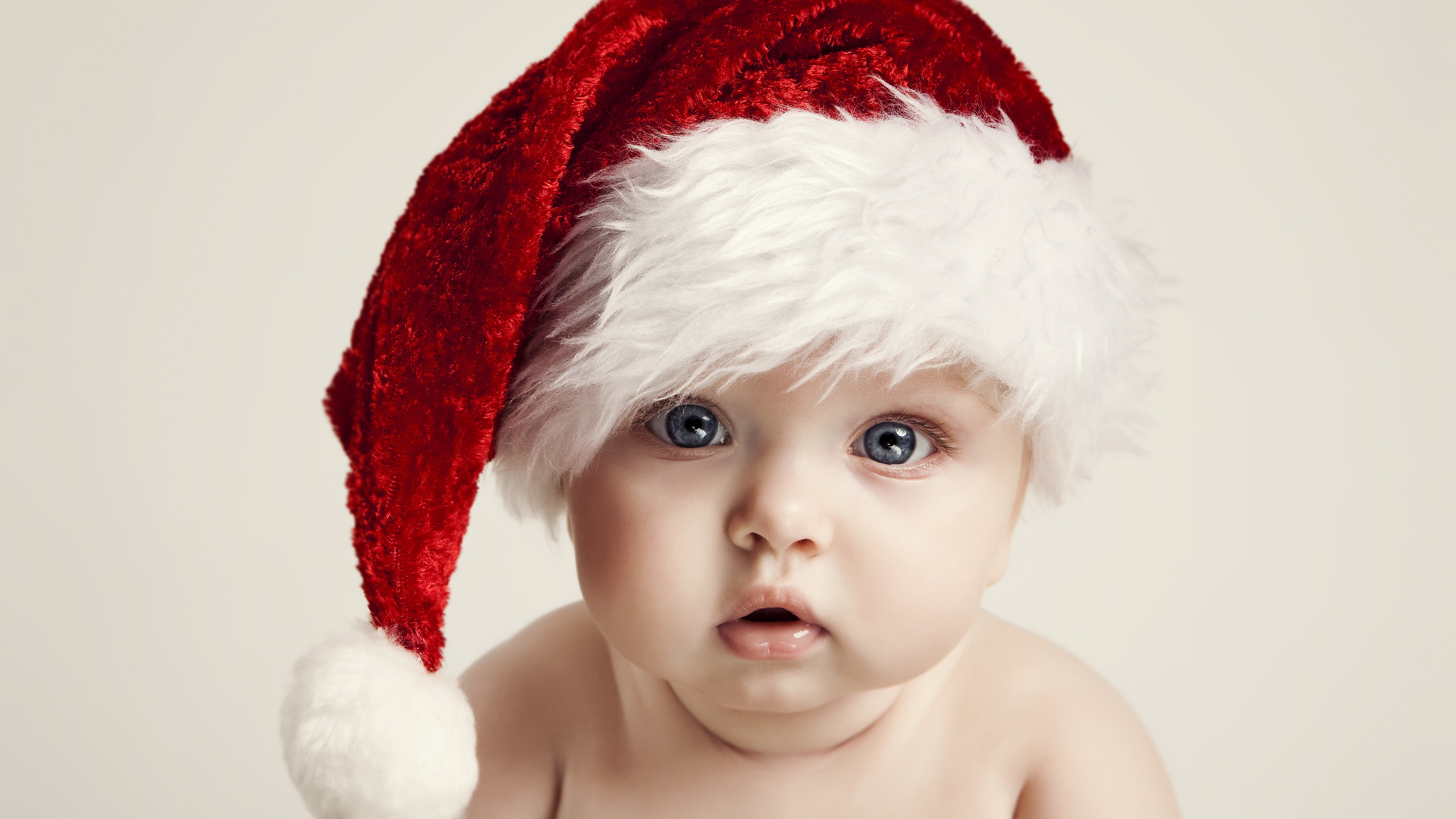 adorable funny, Happy baby, big beautiful blue eyes, merry christmas, children, new year, kid