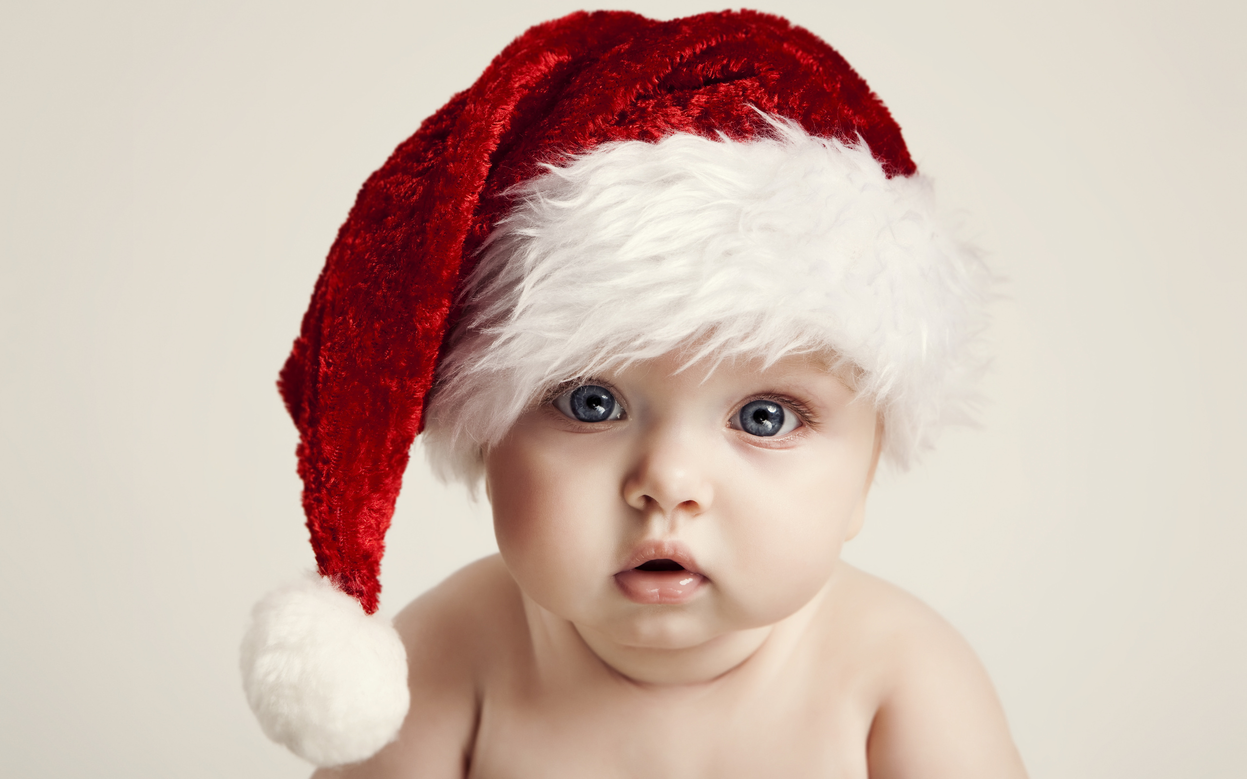 adorable funny, Happy baby, big beautiful blue eyes, merry christmas, children, new year, kid